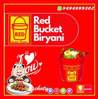Meals at Red Bucket Biryani Rayachoty