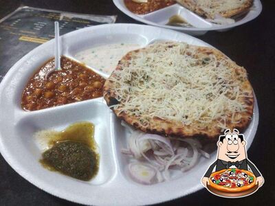Pick various types of pizza