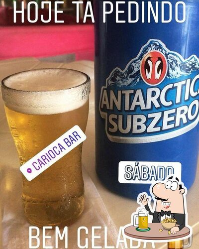 Você pode tomar um copo de cerveja leve ou escura
