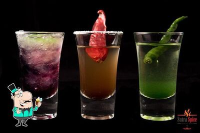 Try an alcoholic beverage from the menu