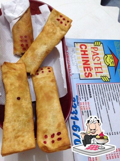Não esqueça de pedir uma sobremesa no Pastel Chinês "O Original"