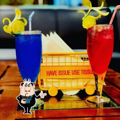 You can enjoy a drink from the menu
