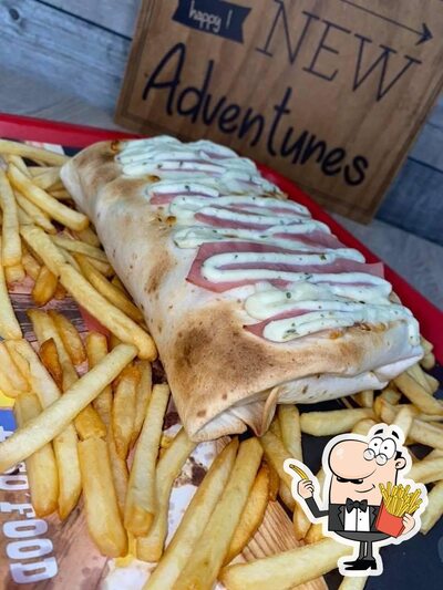 Vous pouvez commander des frites en tant qu'accompagnement ou collation