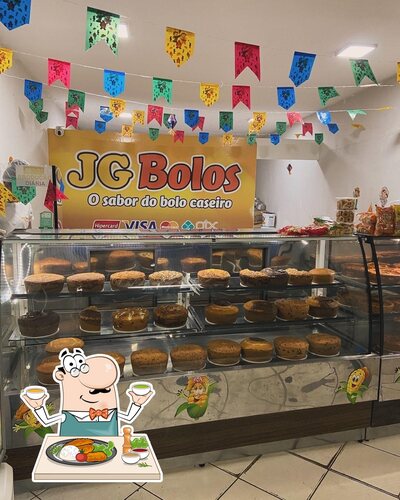 Comida em JG bolos