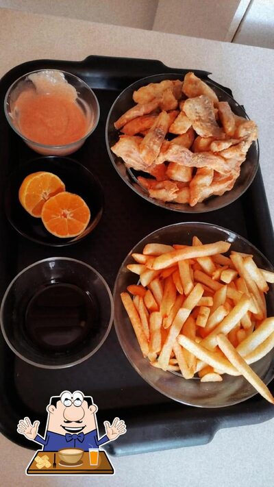 Comida em Pesque e Pague do Nézio