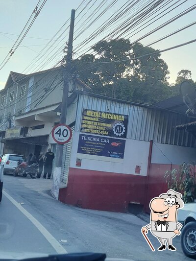 Você pode espairecer no na área externa do Restaurante Aparecida