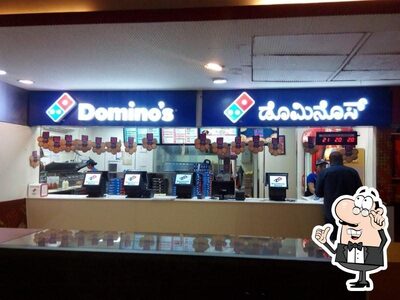 The interior of Domino's Pizza