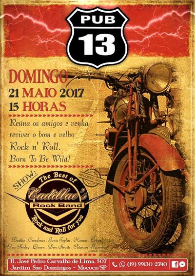 A publicidade mostra informações sobre o Pub 13
