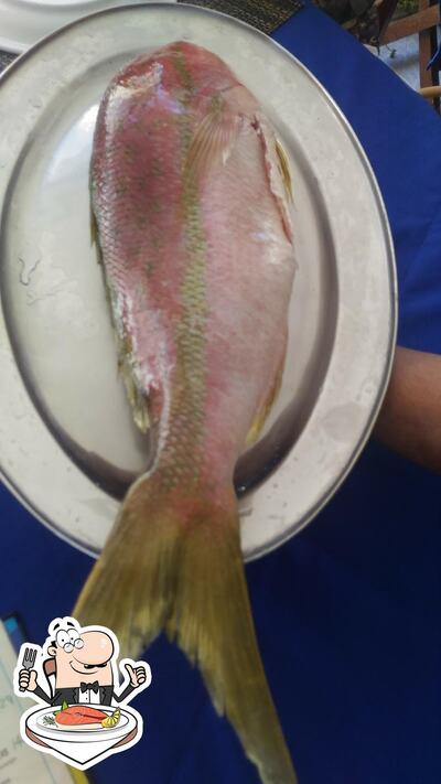 Restaurante Aventureiro serve uma variedade de refeições de peixe