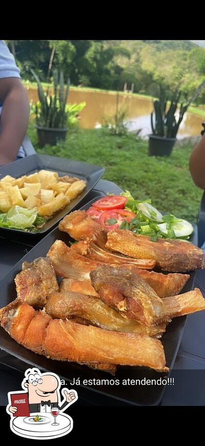 Comida em Pesque e Pague 3 Lagoas