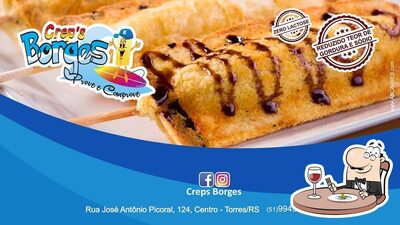 Comida em Crep's Borges