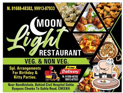 Food at Moon Light Restaurant