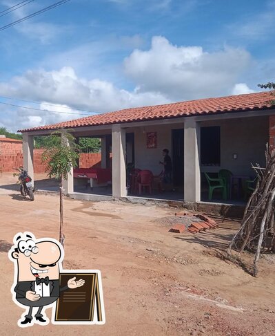 Você pode espairecer no na área externa do UNOSSO BAR