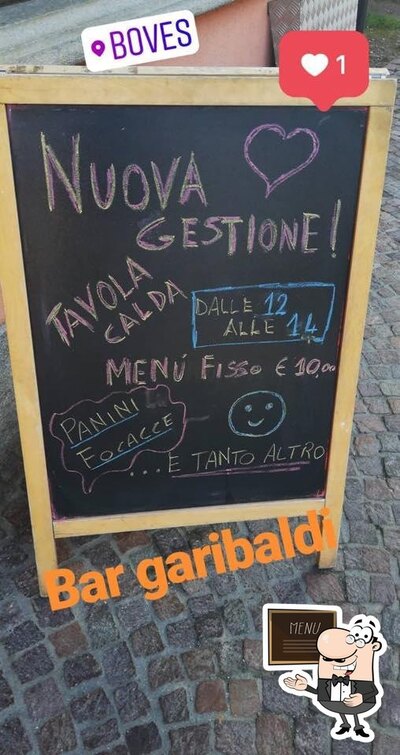 Prova le specialità indicate nel menu sulla lavagna