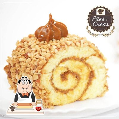 Não esqueça de pedir uma sobremesa no Pães e Cucas Garopaba
