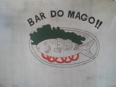 A representação gráfica da marca do Bar do Mago