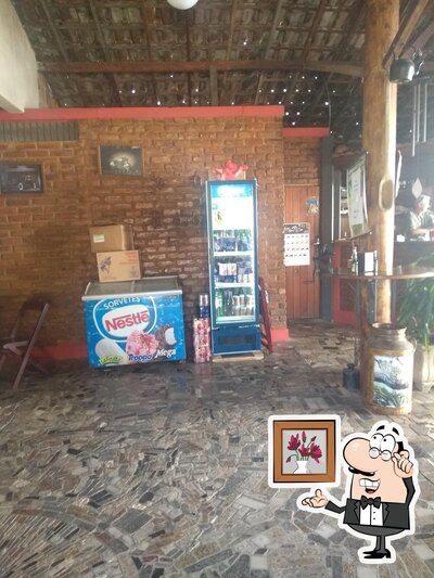O interior do Kiosque do Babal