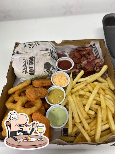 Platos en Didi Villas burguer