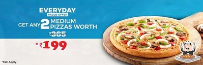 At Mr. TASTY, you can order pizza