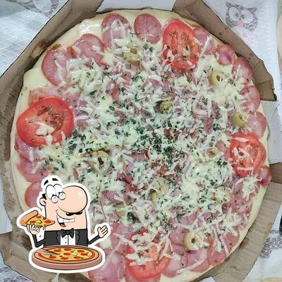 Escolha pizza no Neves Lanches