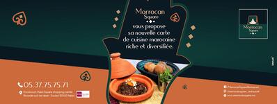 Voici l'annonce publicitaire de Morrocan Square Restaurant