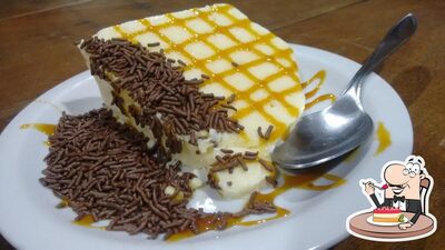 Pizzaria Ponto 20 serve uma gama de sobremesas