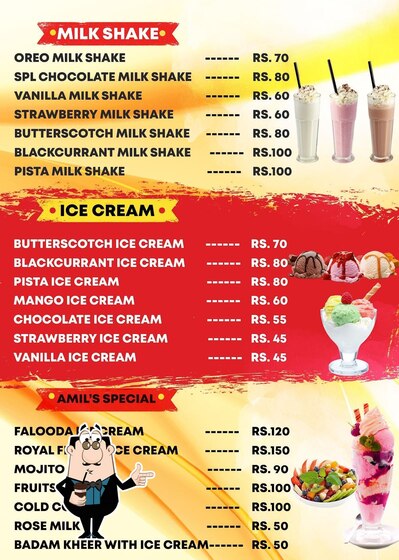 You can order a drink from the menu