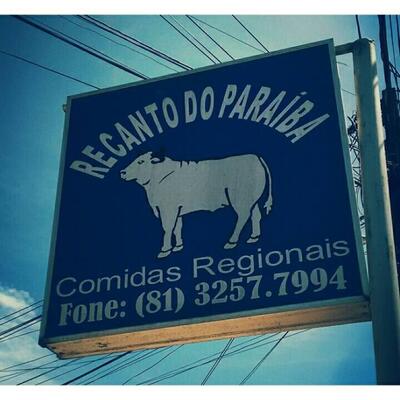A publicidade mostra informações sobre o Recanto do Paraíba