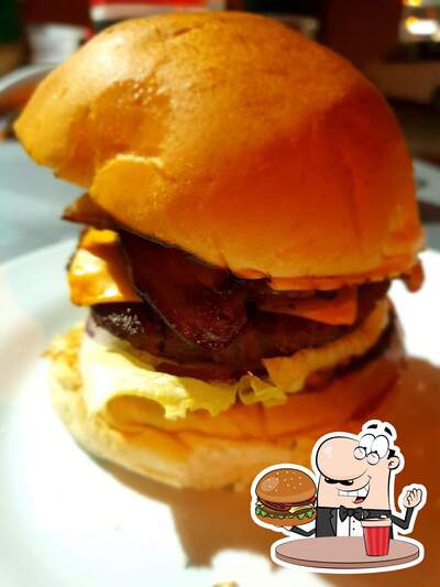 Delicie-se com um hambúrguer no Rustic Burger Gourmet