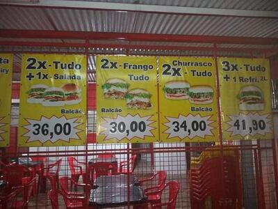 O Amauri Mega Lanches tem seu próprio representação gráfica
