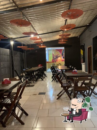 O interior do D’GUSTAS PIZZARIA