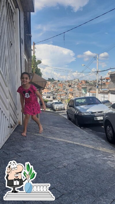 Você pode espairecer no na área externa do Geraldinho Restaurante