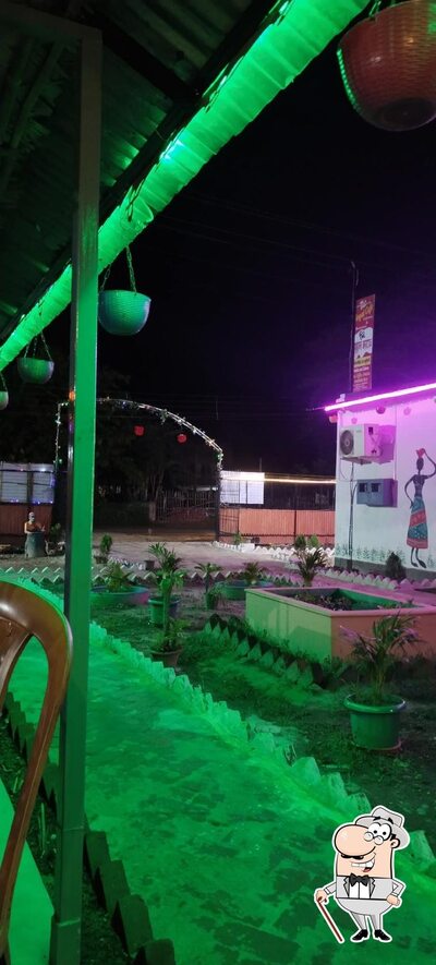 Check out the outside part of DREAM LAND THE ROYAL CAFE AND RESTAURANT