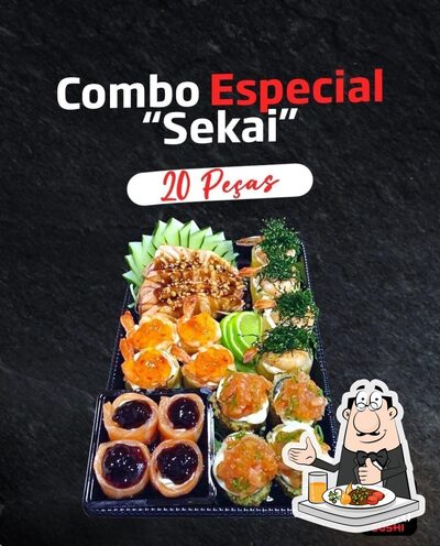 Platos en Sekai Sushi