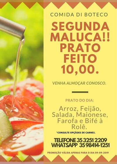 Aqui está a publicidade do Comida DI Boteco