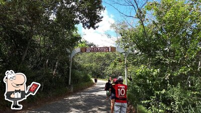 Veja a área externa do Baobá Raízes e Tradições
