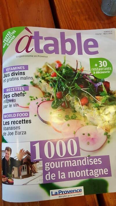 Voici l'annonce publicitaire de La Table du Vieux Riez