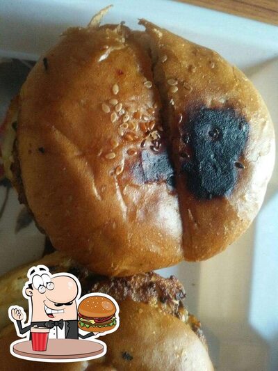 Treat yourself to a burger at Blue Ridge Cafe & Fast Food