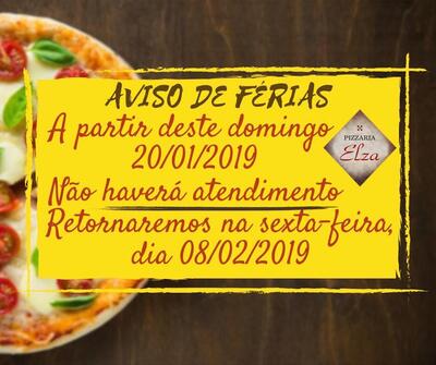 Aqui está a publicidade do Elza Pizza Realeza PR