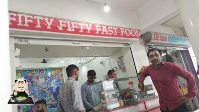 Food at Fifty-Fifty Dabeli