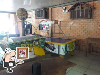 O interior do Centro de Esportes e Lazer Tarciso