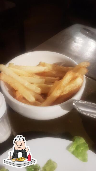 Você pode conseguir fritas como acompanhamento ou lanche