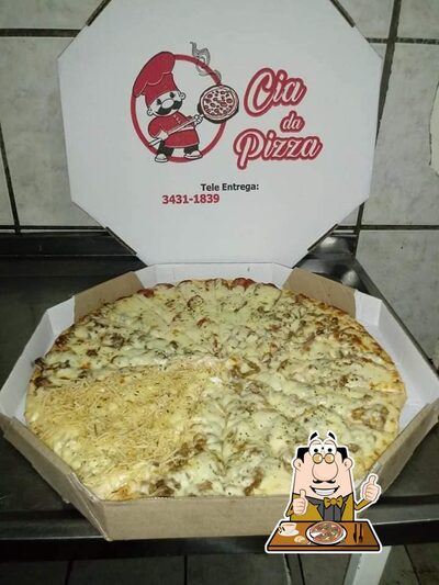 No CIA DA PIZZA, você pode degustar pizza