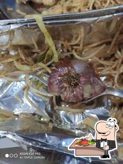 The guests of Dino's can taste different seafood dishes