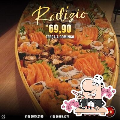 Platos en Osaka Sushi Bar Sertãozinho SP