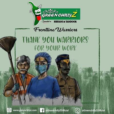 Here’s the advertisement of Green Chillyz