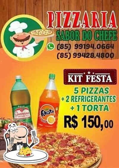 Platos en Pizzaria Espaço do Chefe Itapagé CE