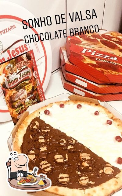 No Pizzaria Bom Jesus, você pode degustar pizza