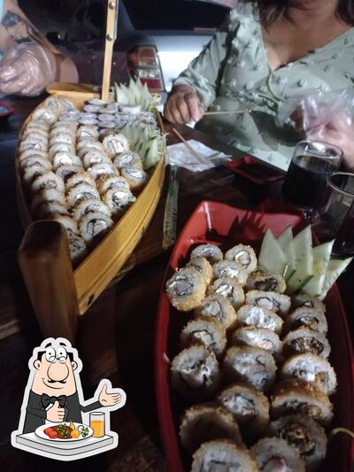 Platos en Sushi Shimegu