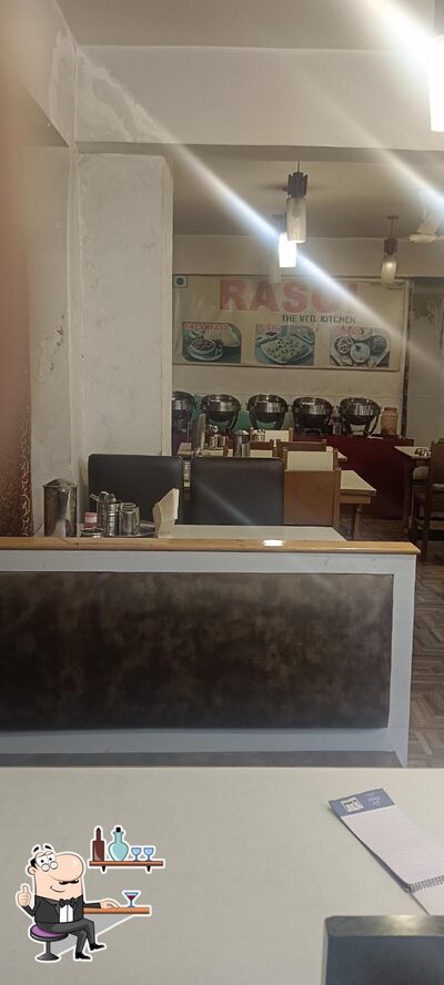 The interior of RASOI The Veg. Kitchen